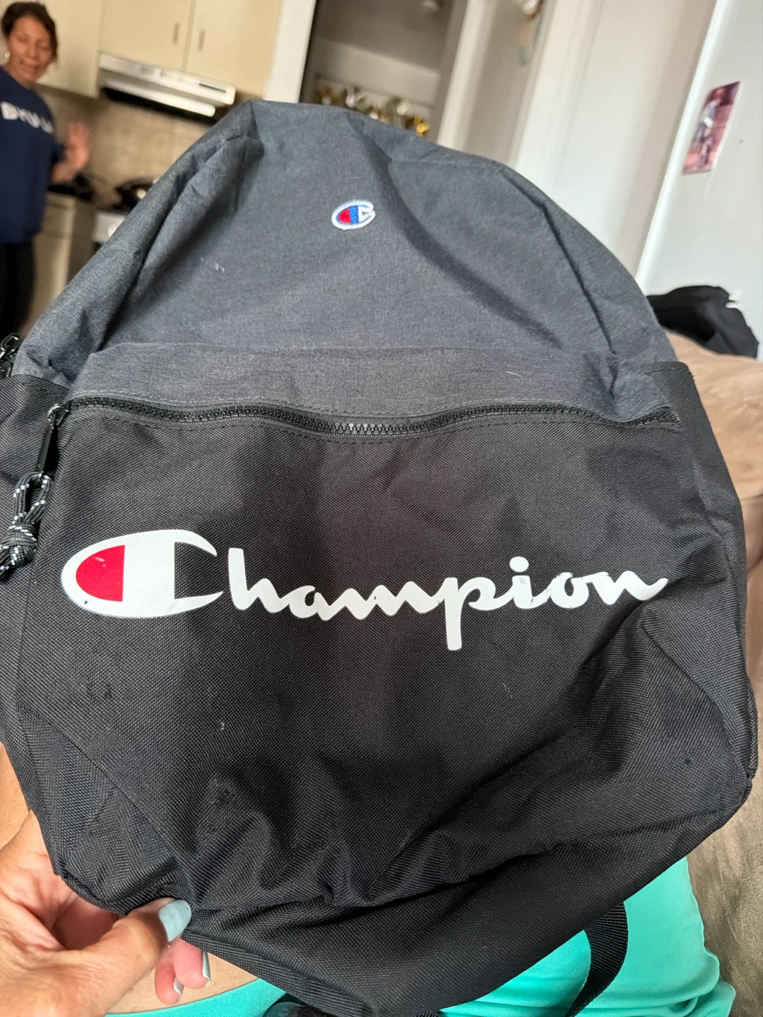 Champion Gray and Black Backpack