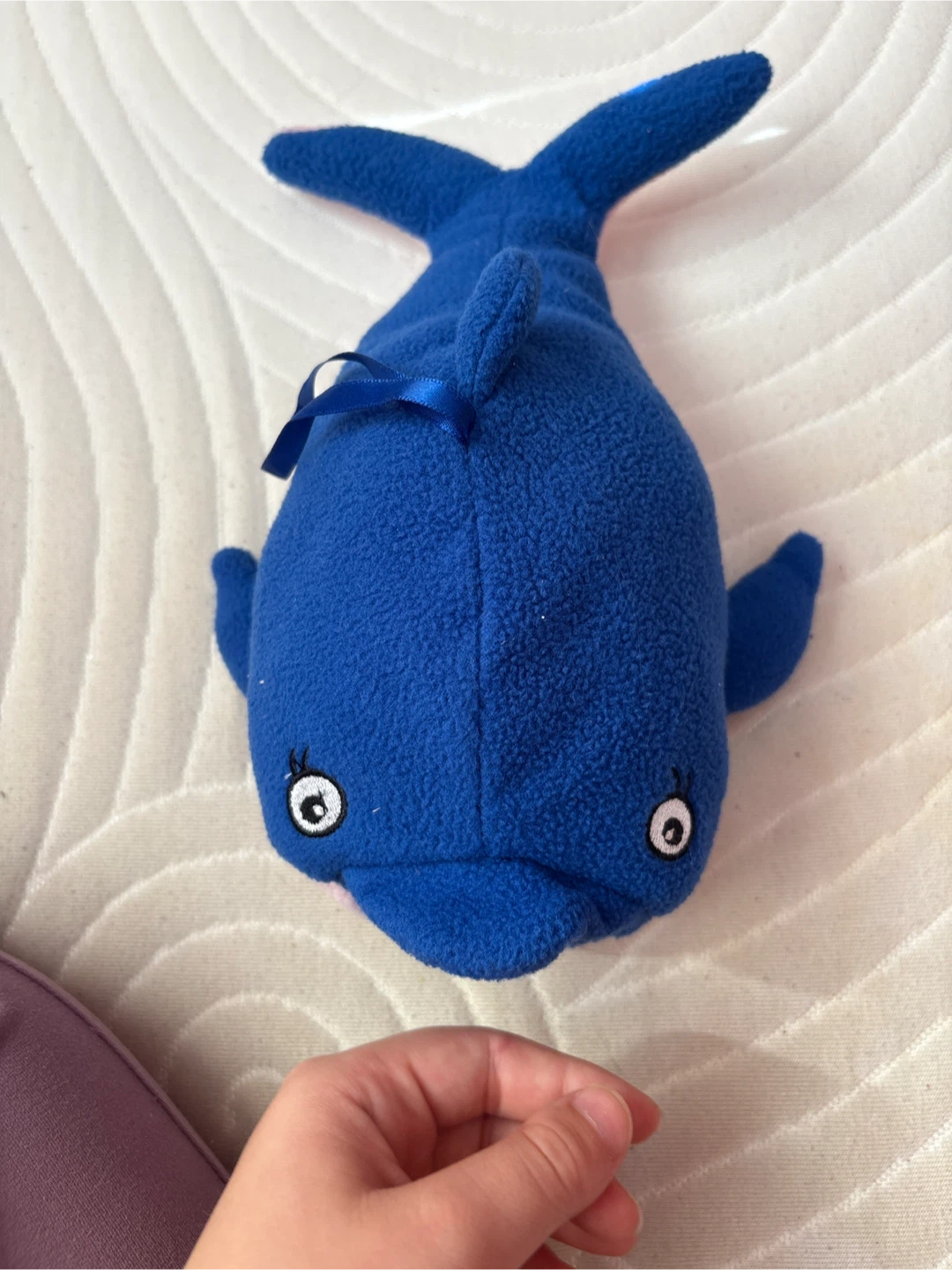 Plush Whale Hand Puppet Toy