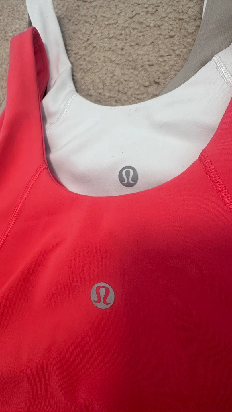 Lululemon Align Tank Tops in White and Pink - photo 2