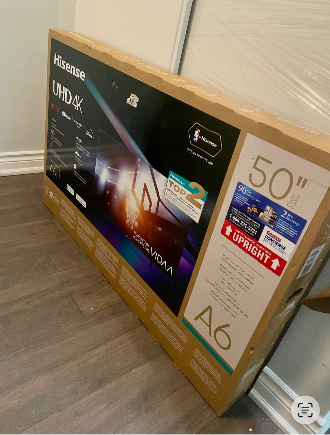 Hisense 50 inch UHD 4K Smart TV A6 Series - photo 3