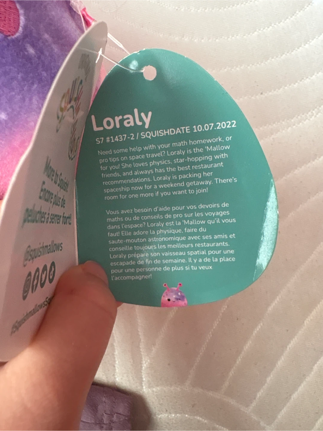 Original Squishmallows Loralry Plush Toy - photo 5
