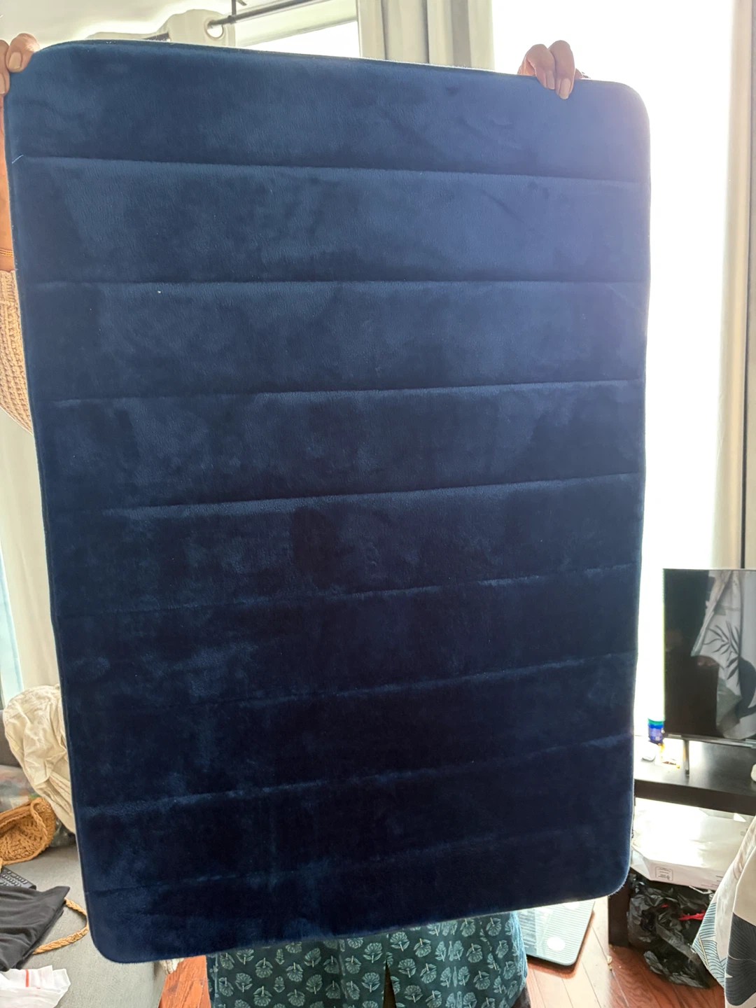 Navy Blue Bath Mat