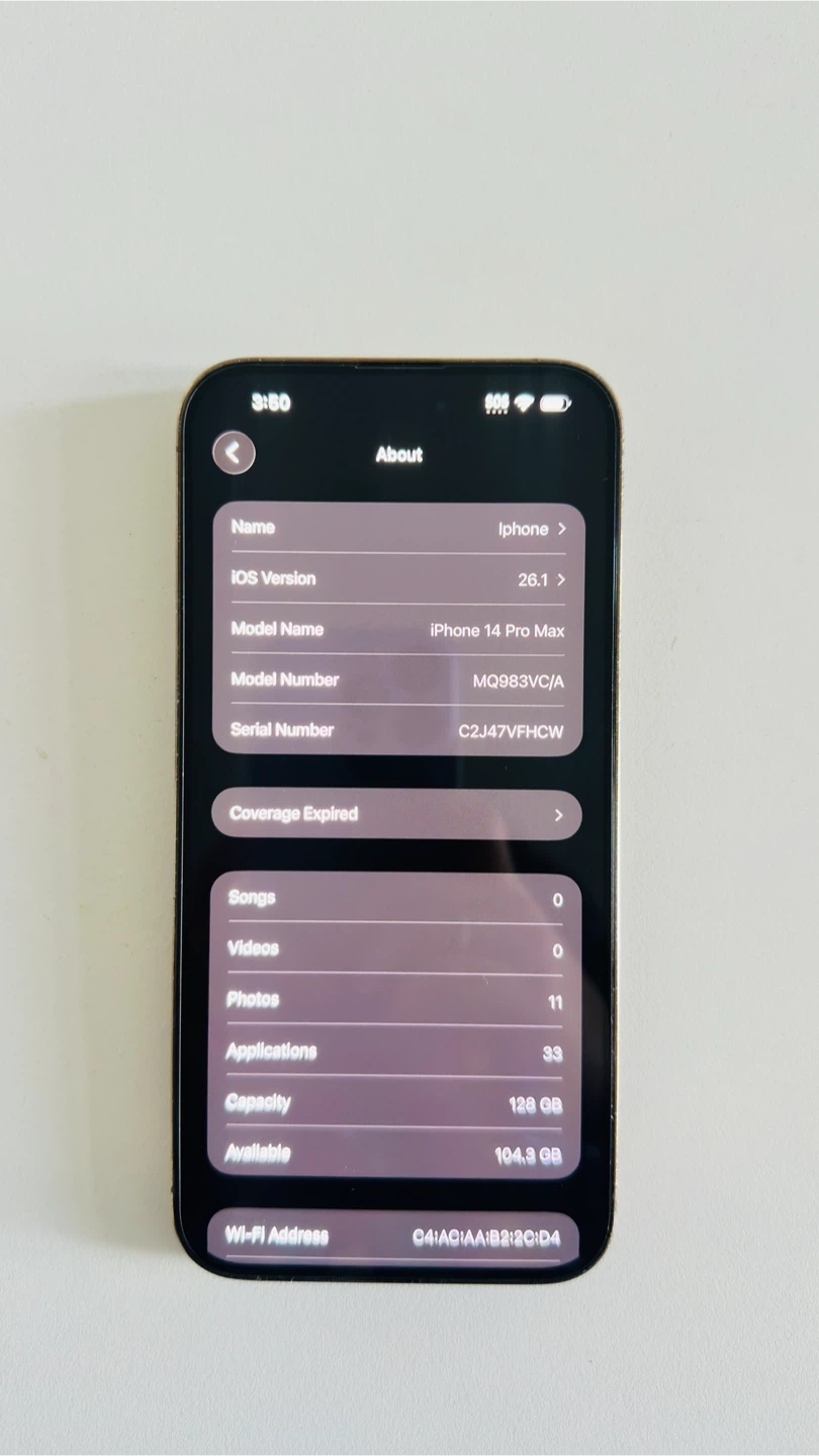 iPhone 14 Pro Max 128GB Gold Unlocked - photo 4