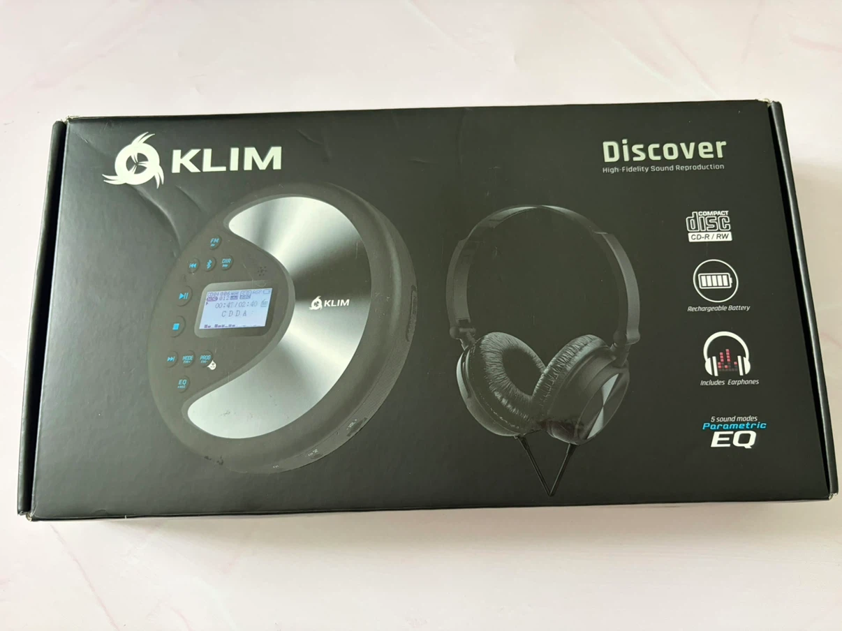 New KLIM Discover with Headphones Portable CD Player - photo 4