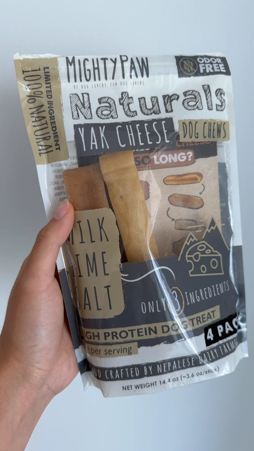 Mighty Paw Naturals Yak Cheese Dog Chews