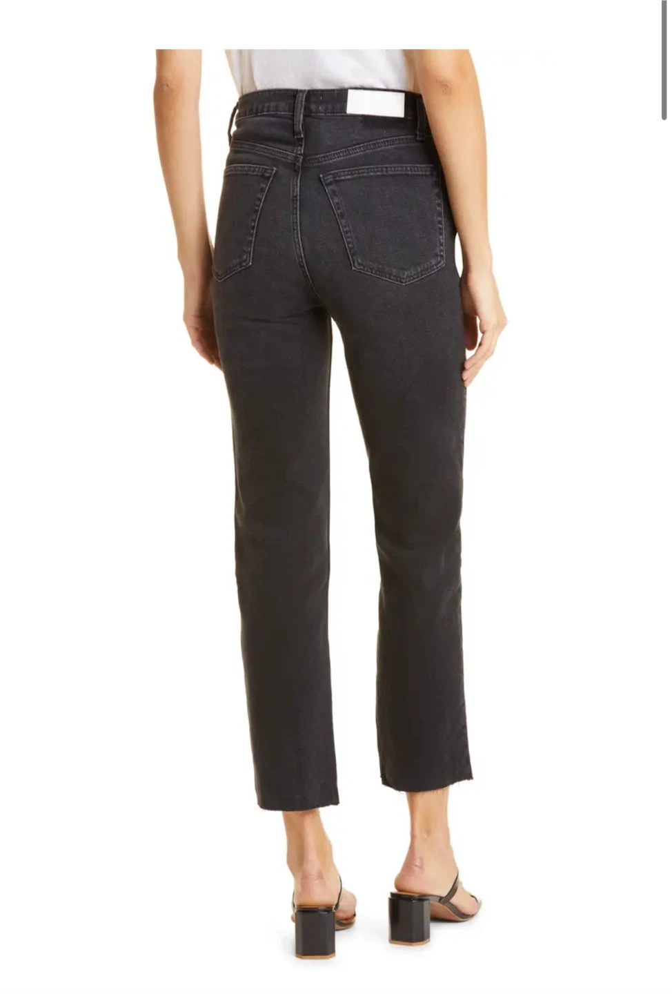 BNWT RE/DONE 70s Stove Pipe Jeans in Black Size 23 - photo 3