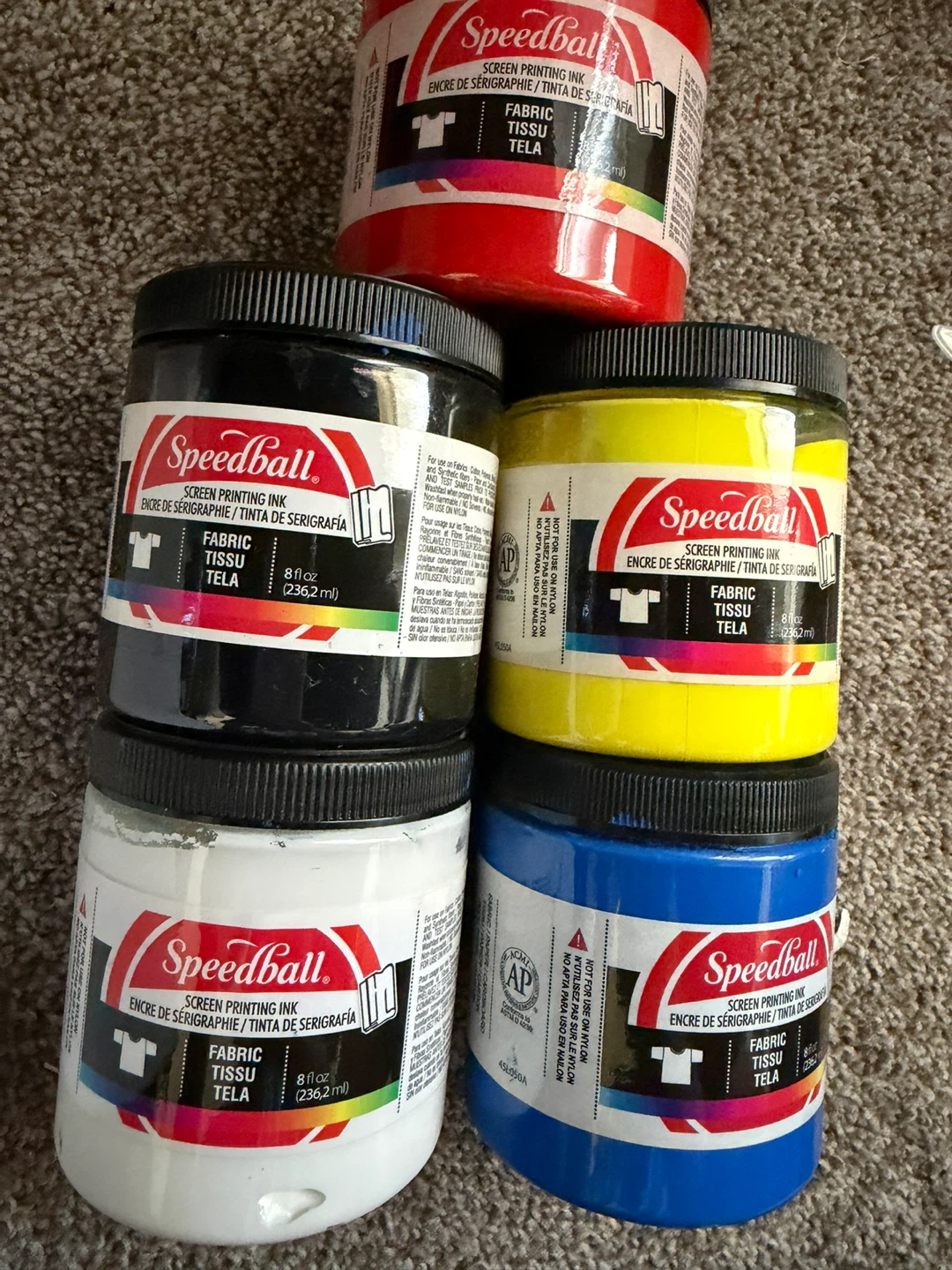 Speedball Fabric Screen Printing Ink Set 8oz - photo 3