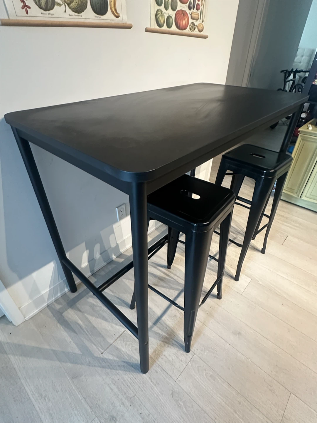 IKEA metal table