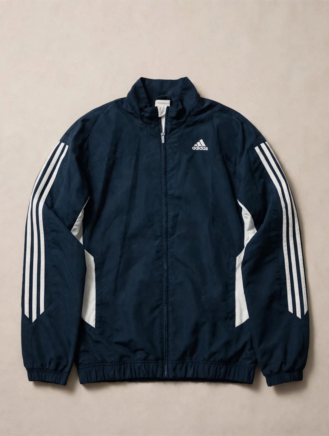 Adidas Navy Blue Windbreaker Jacket - photo 3
