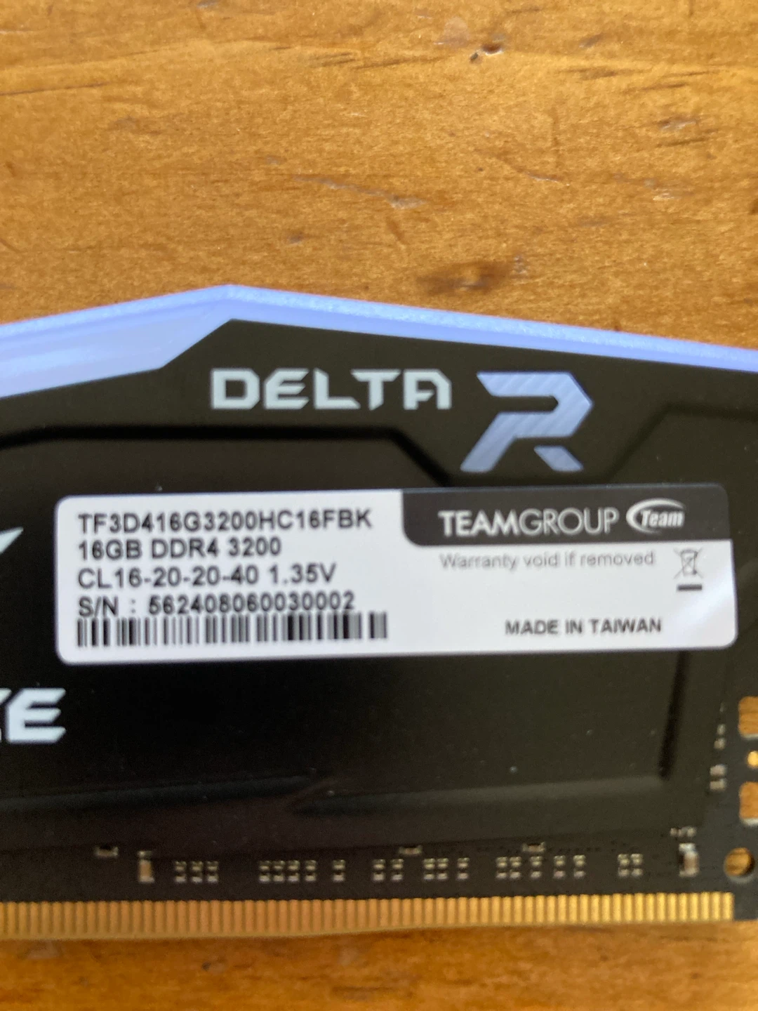 Ram T-Force Delta RGB 16GB DDR4 3200MHz RAM - photo 2