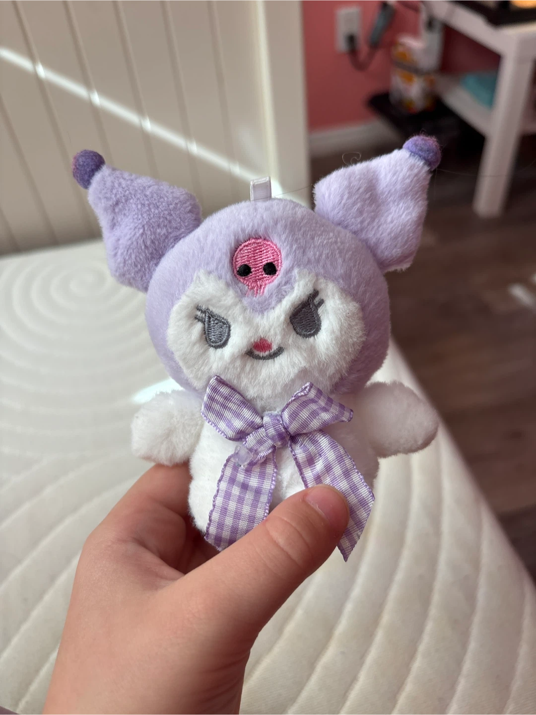 Purple and White Kuromi Plush Toy