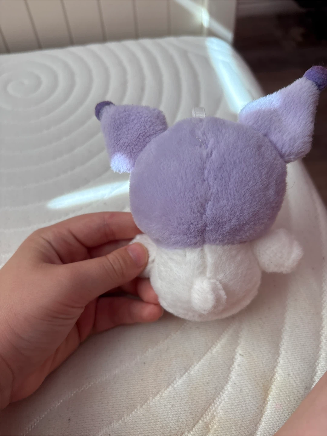 Purple and White Kuromi Plush Toy - photo 2