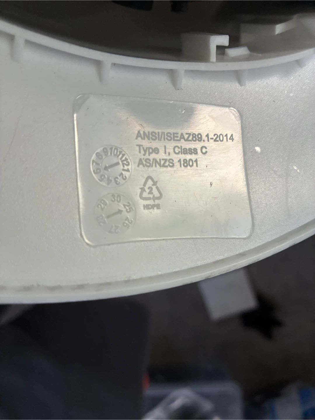 GreenDevil White Full Brim Hard Hat - photo 5