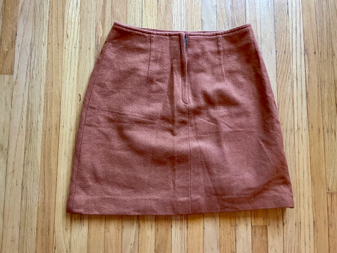 Terracotta wrap skirt - photo 3