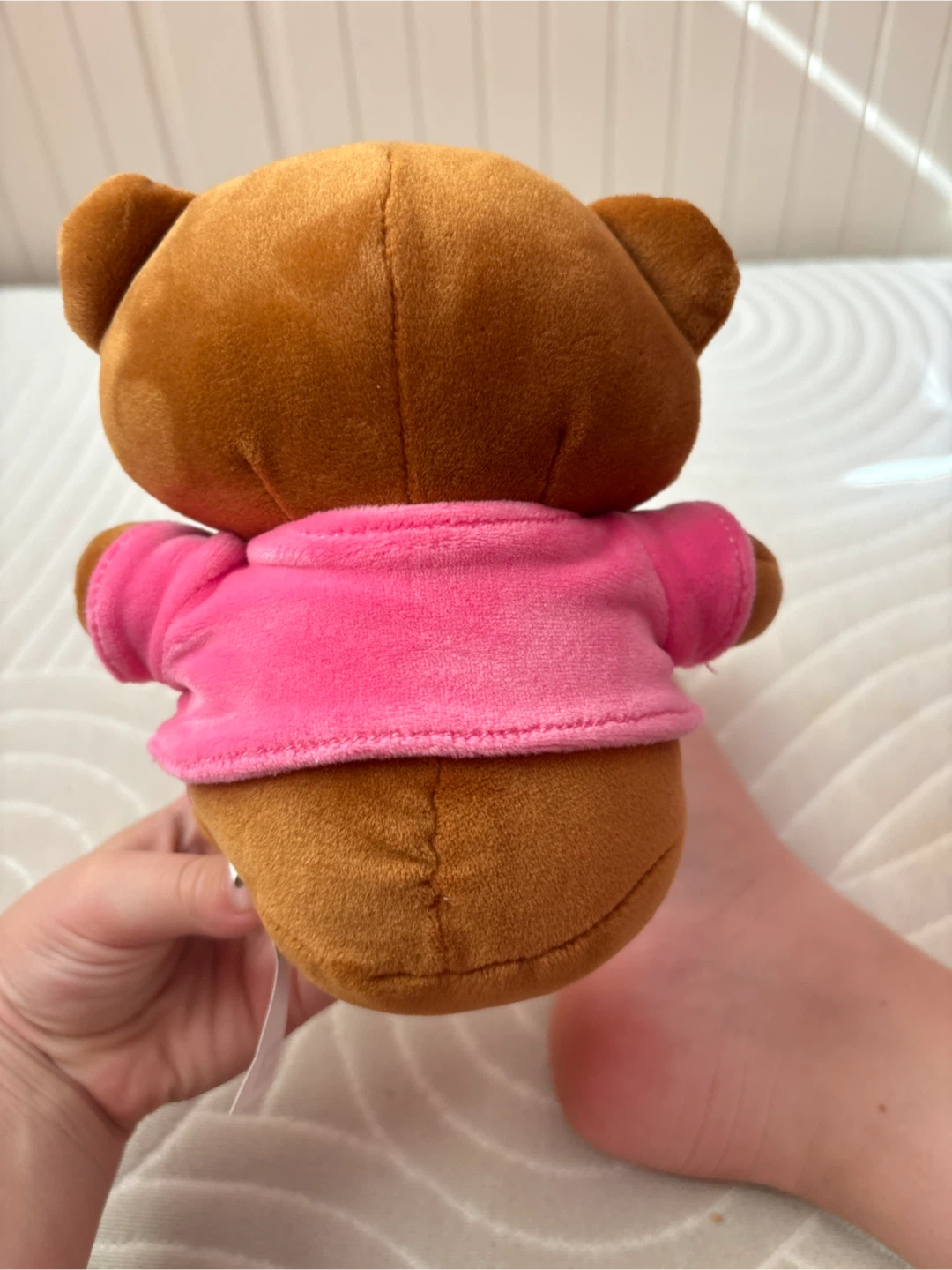 Plush Teddy Bear with Pink XOXO Shirt - photo 2