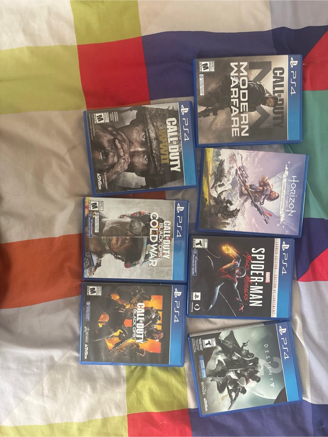 Call of Duty, Spider-Man, Horizon, Destiny PS4 Games Bundle