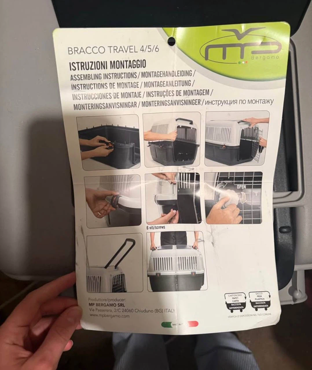 MP Bergamo Bracco Travel 6 Pet Carrier - photo 4