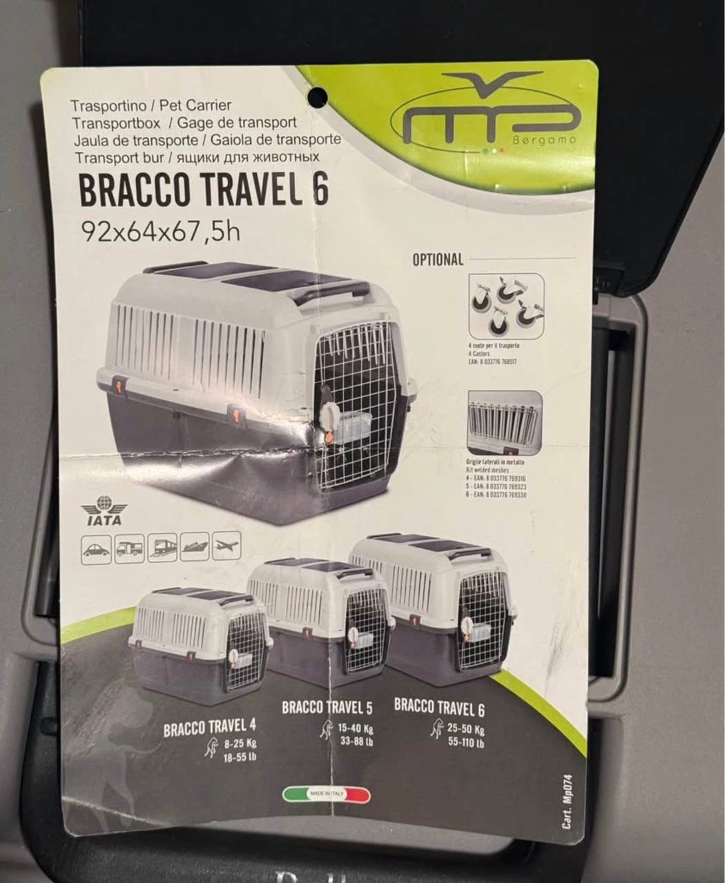 MP Bergamo Bracco Travel 6 Pet Carrier - photo 5