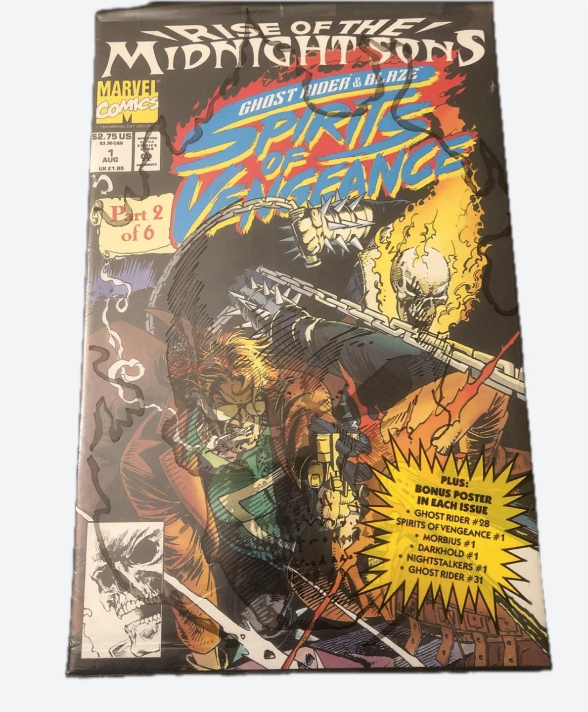 Marvel Spirits of Vengeance 1 Ghost Rider and Blaze