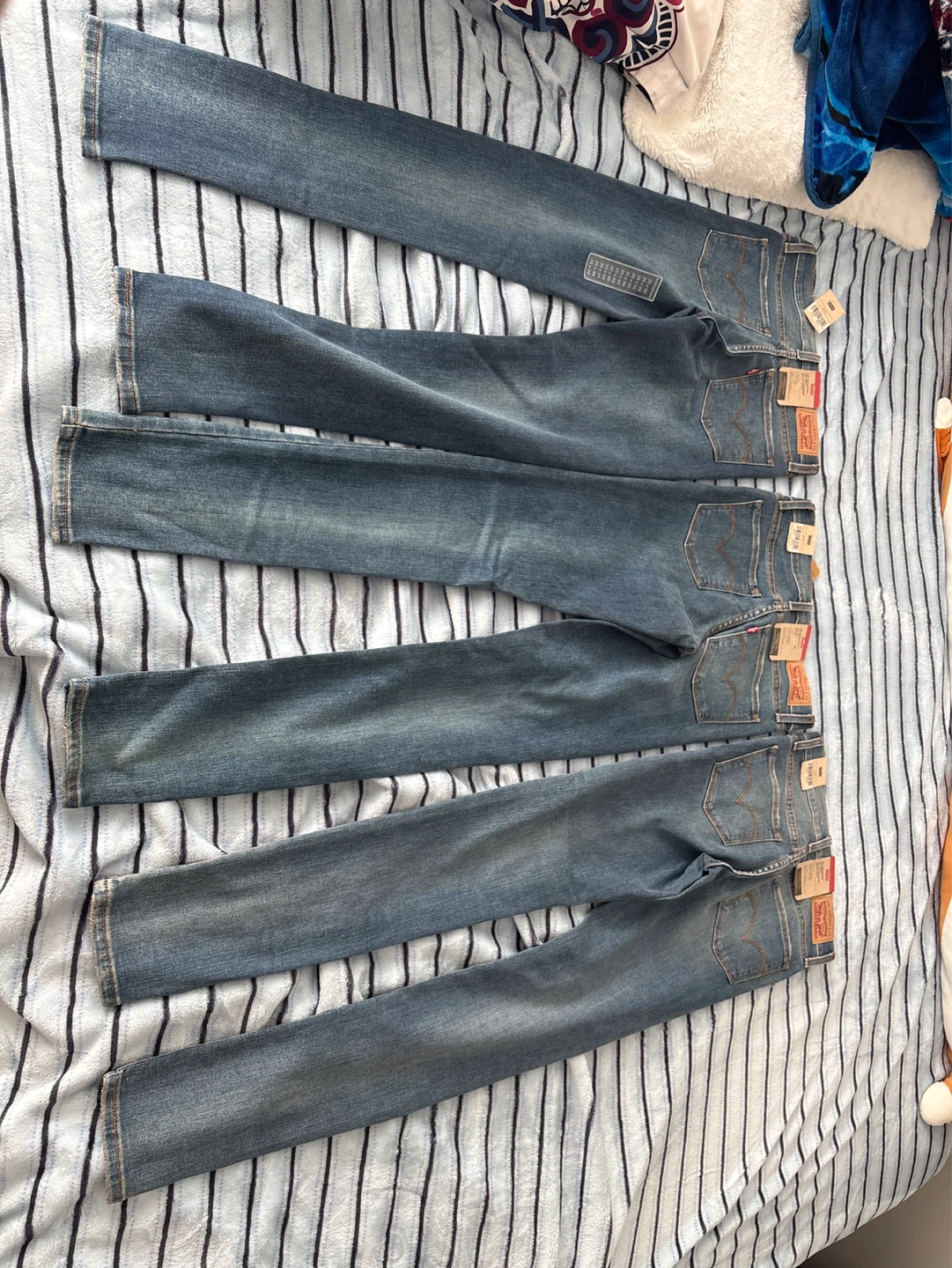 3Levi's 314 Shaping skinny Blue Jeans Set