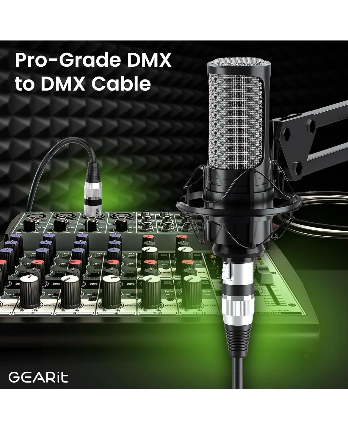 GearIT 100ft DMX Stage Lighting Cable 2 Pack - photo 2