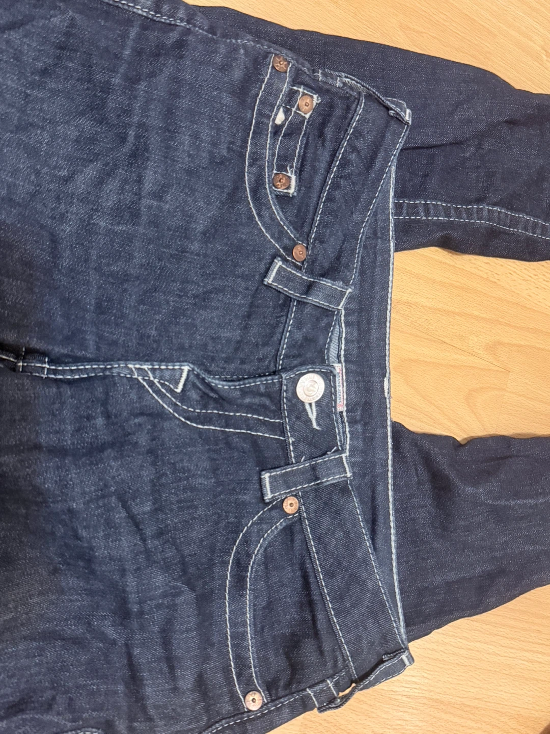 True Religion Skinny Jeans (Dark Wash & White) - photo 4