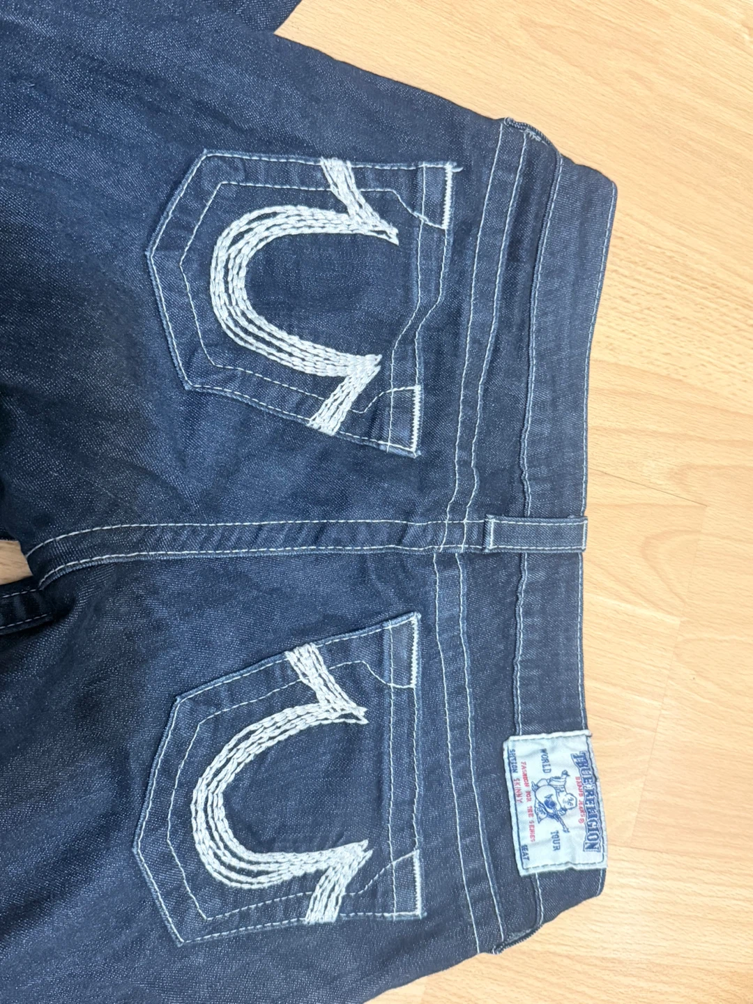 True Religion Skinny Jeans (Dark Wash & White) - photo 5