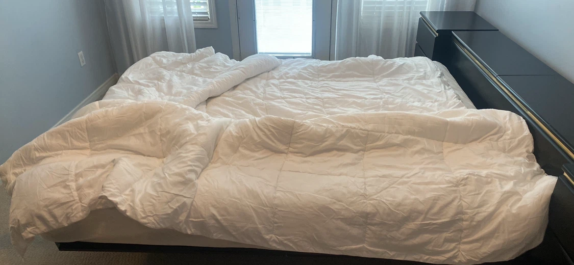 White quilted duvet  Queen size - photo 2