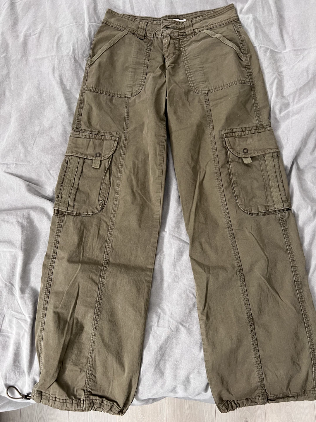 Women's Cargo Pants - Khaki & Olive Green - photo 4