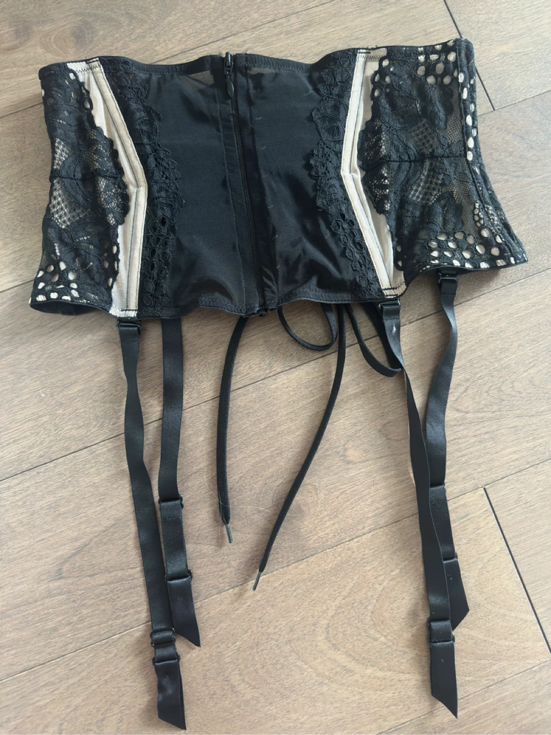 Victoria's Secret Black Lace Corset