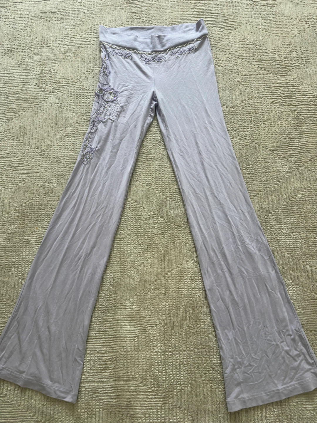 y2k Embellished Flared Pants