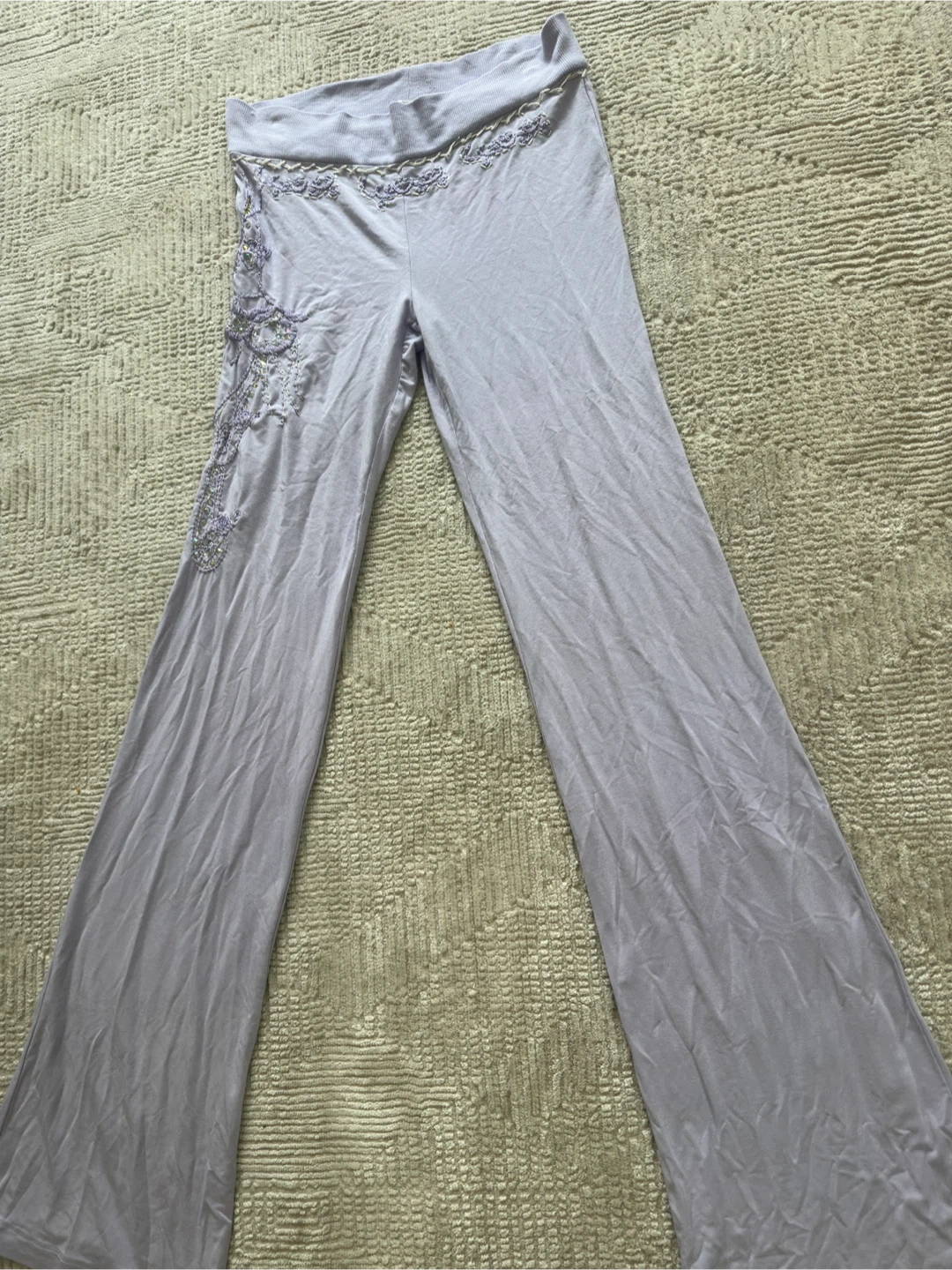y2k Embellished Flared Pants - photo 2