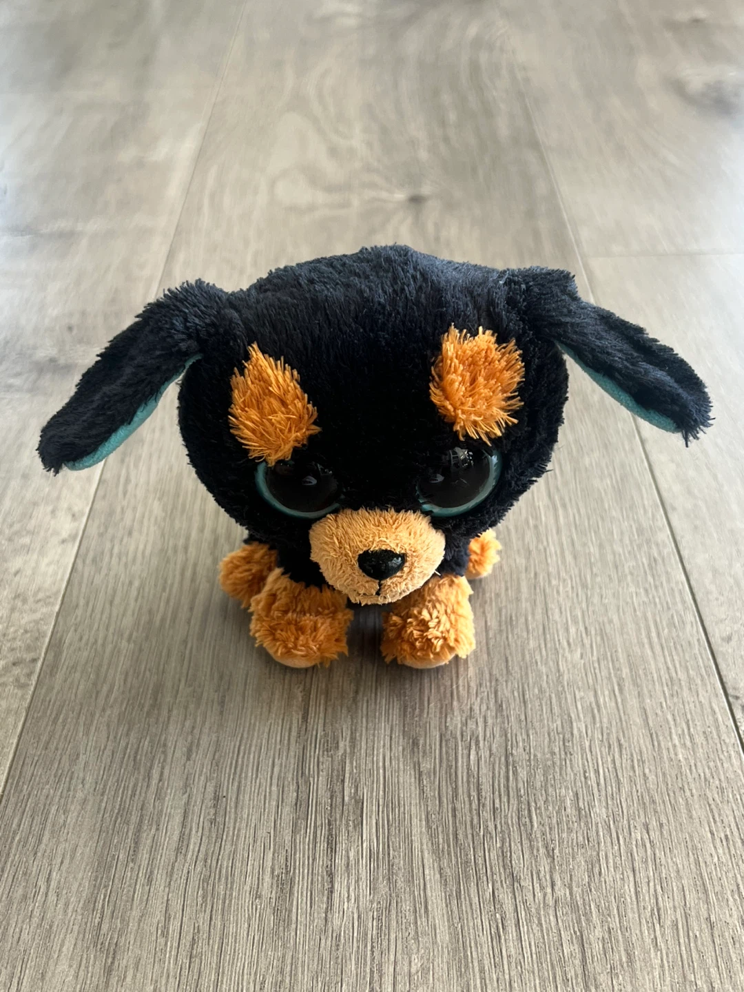 Ty Beanie Boos Tuffy Rottweiler Dog Plush Toy