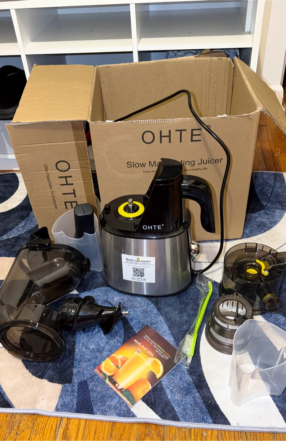OHTE Slow Masticating Juicer - photo 2
