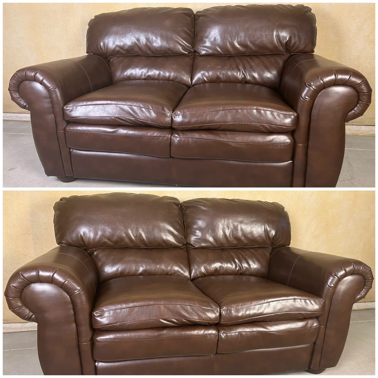 DELIVERY AVAILABLE! LIGHT BROWN LOVESEAT FOR $200!