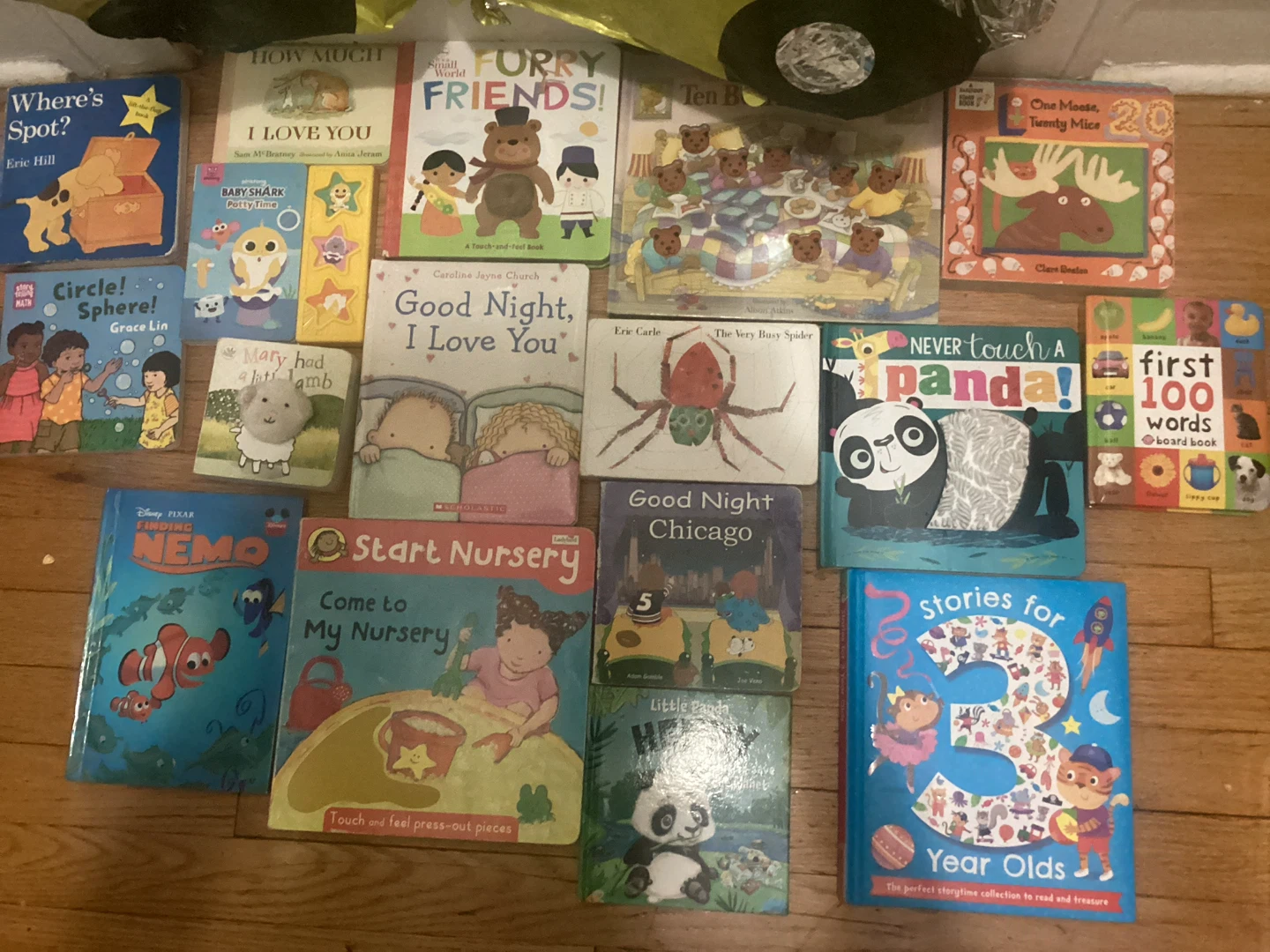 Assorted Children's Board Book Collection