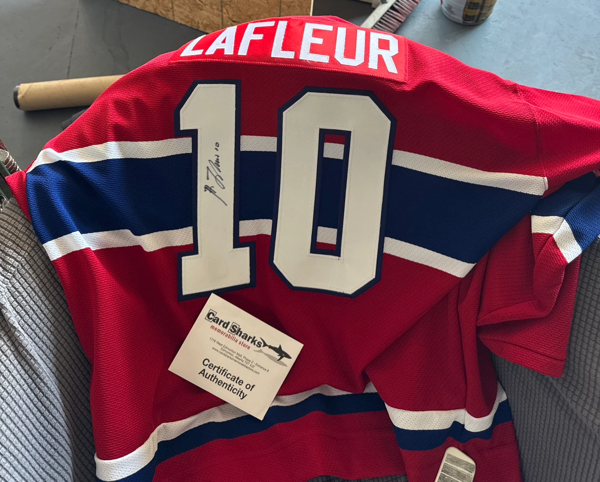 Guy Lafleur Signed Hockey Jersey