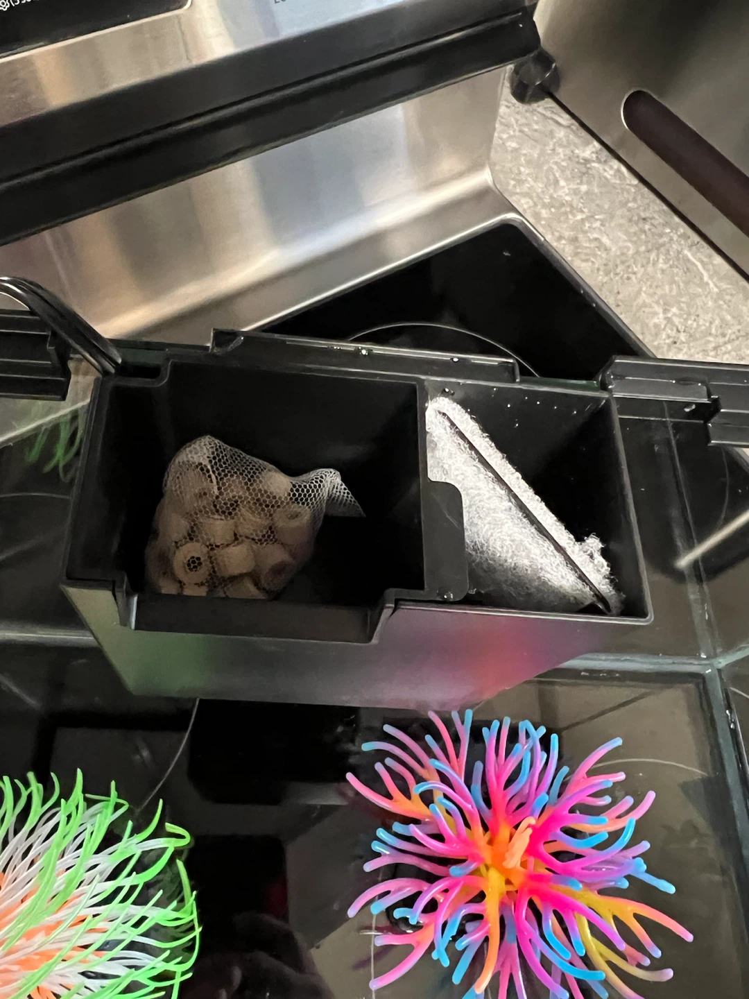 Top Fin Glass Aquarium with Filter and Decor - photo 5