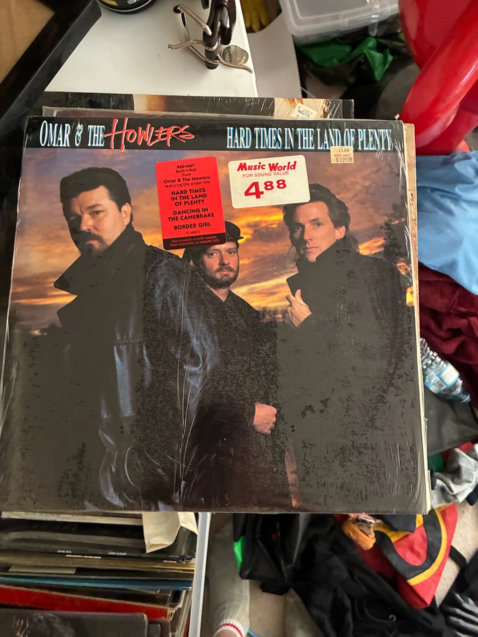 Omar & The Howlers Hard Times In The Land Of Plenty Vinyl Record