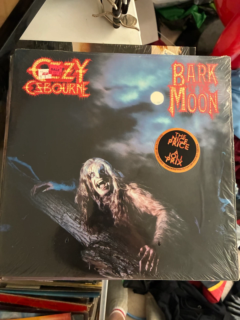 Ozzy Osbourne Bark at the Moon Vinyl Record