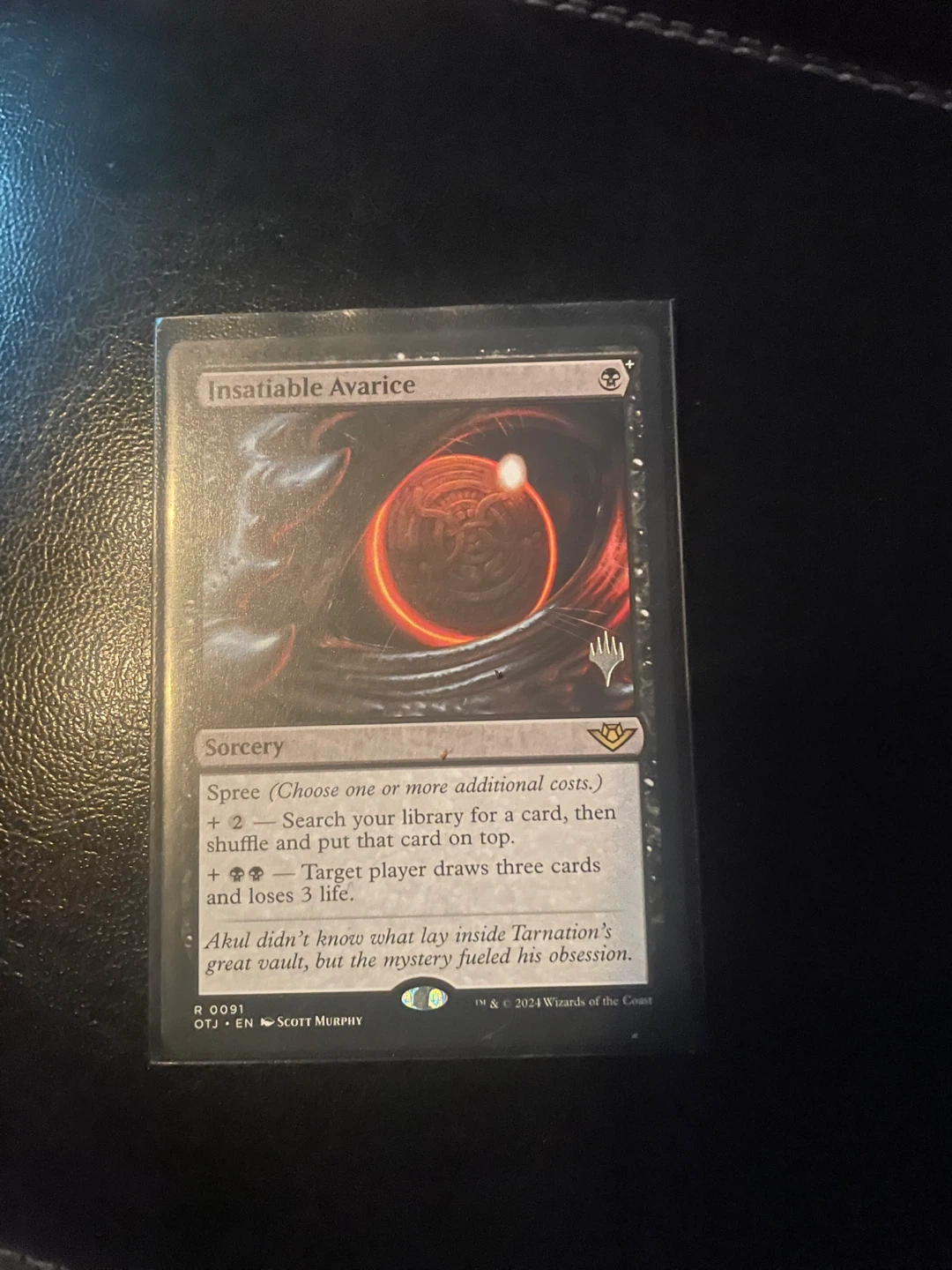 Insatiable Avarice Magic: The Gathering Card
