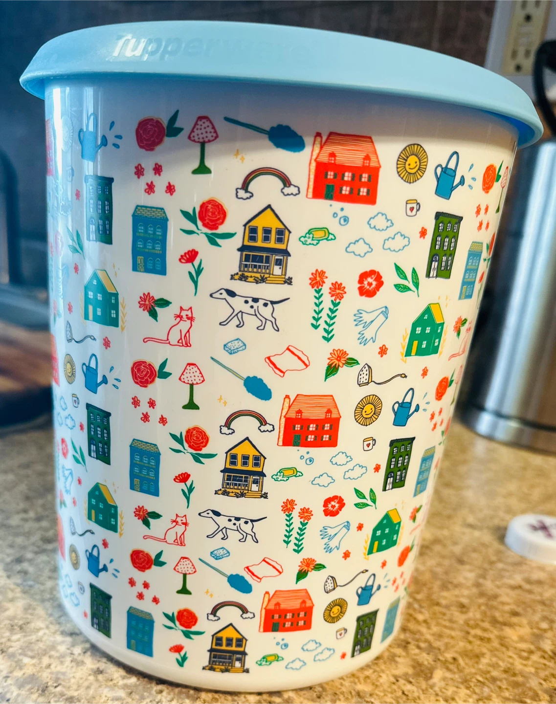 Tupperware Vintage Canister with Lid