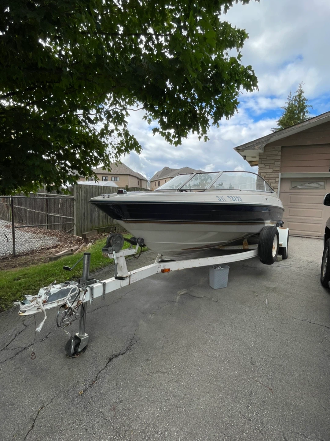 Mercruiser Power Boat with Trailer