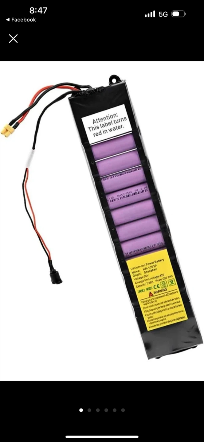 Batería de scooter eléctrica