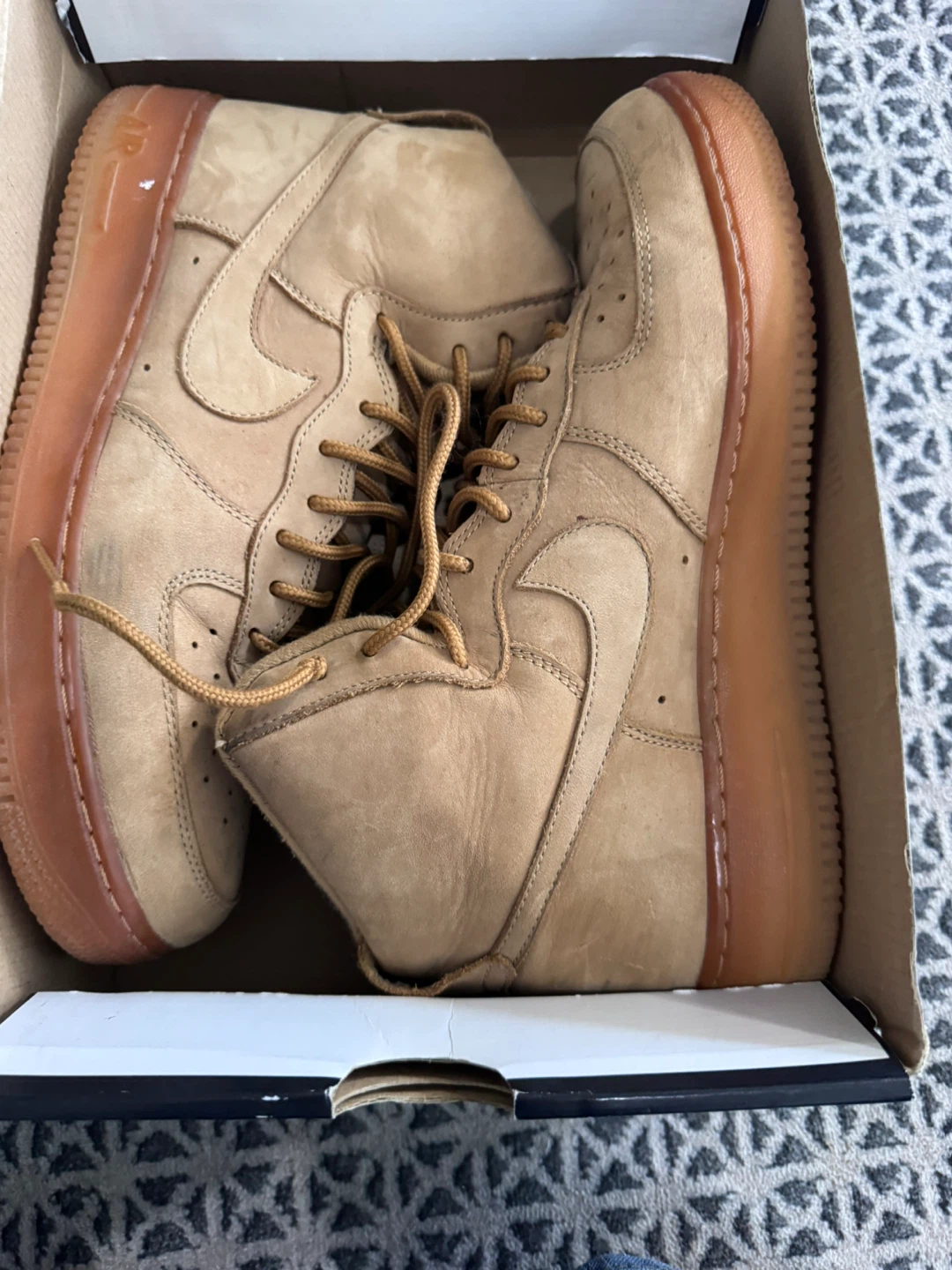 Nike Air Force 1 High ‘07 LV8 Wheat (2017) - photo 5