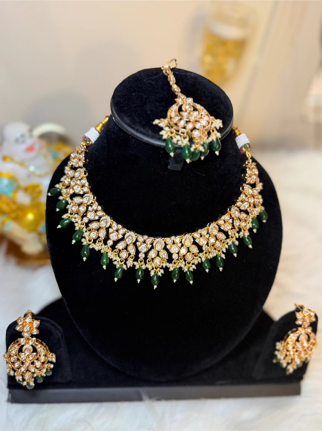Premium jarau kundan jewelry - photo 4