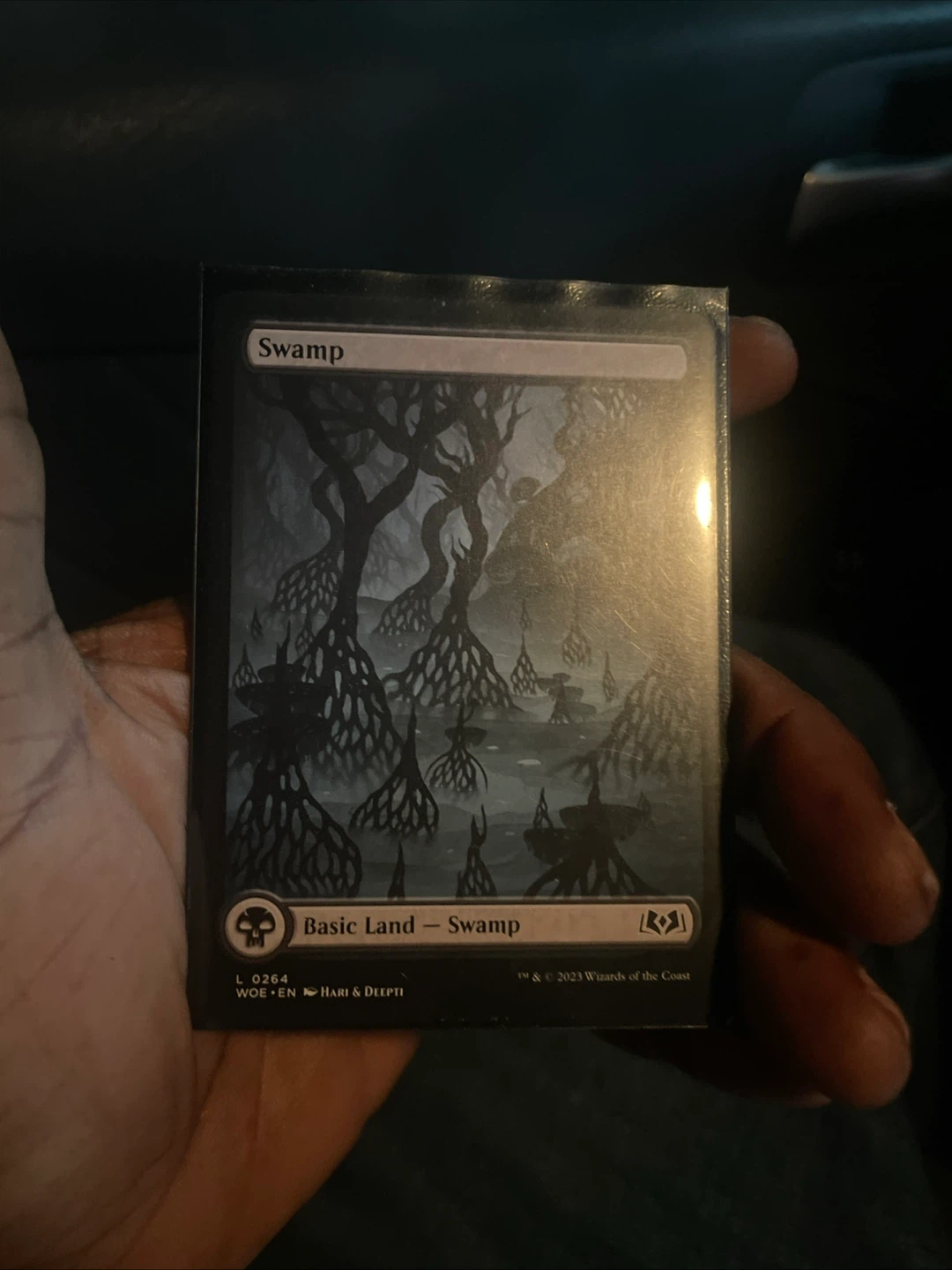 Magic the Gathering Swamp Basic Land Card