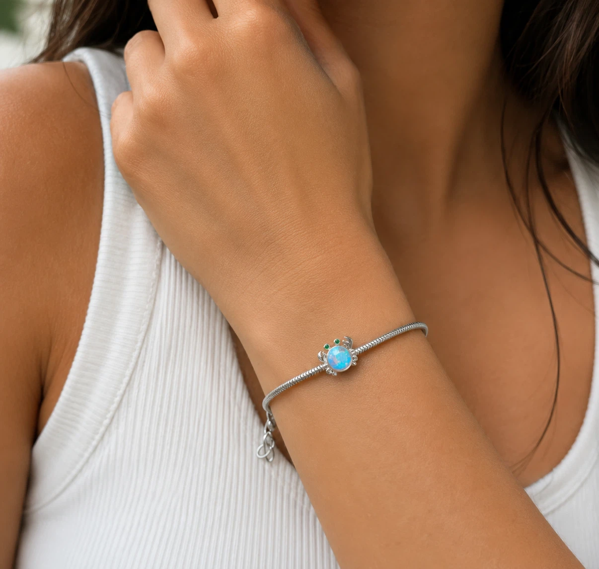 Crab Charm Bracelet - photo 2