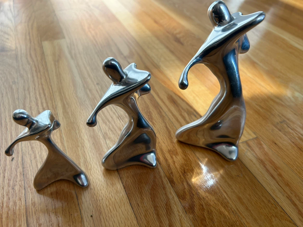 3 Hoselton Sculptures -golpher series