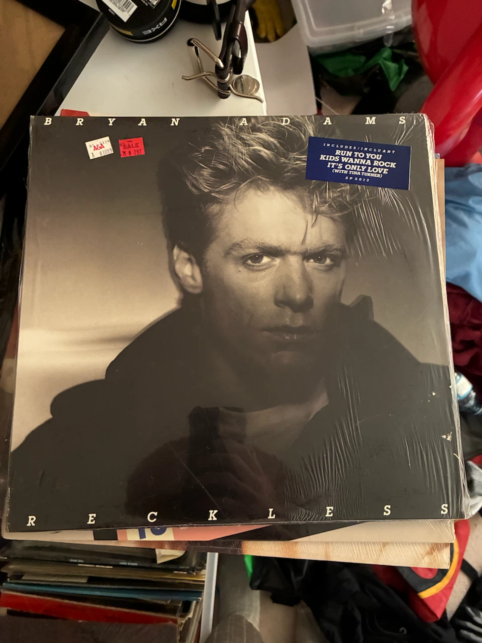 Bryan Adams Reckless Vinyl Record